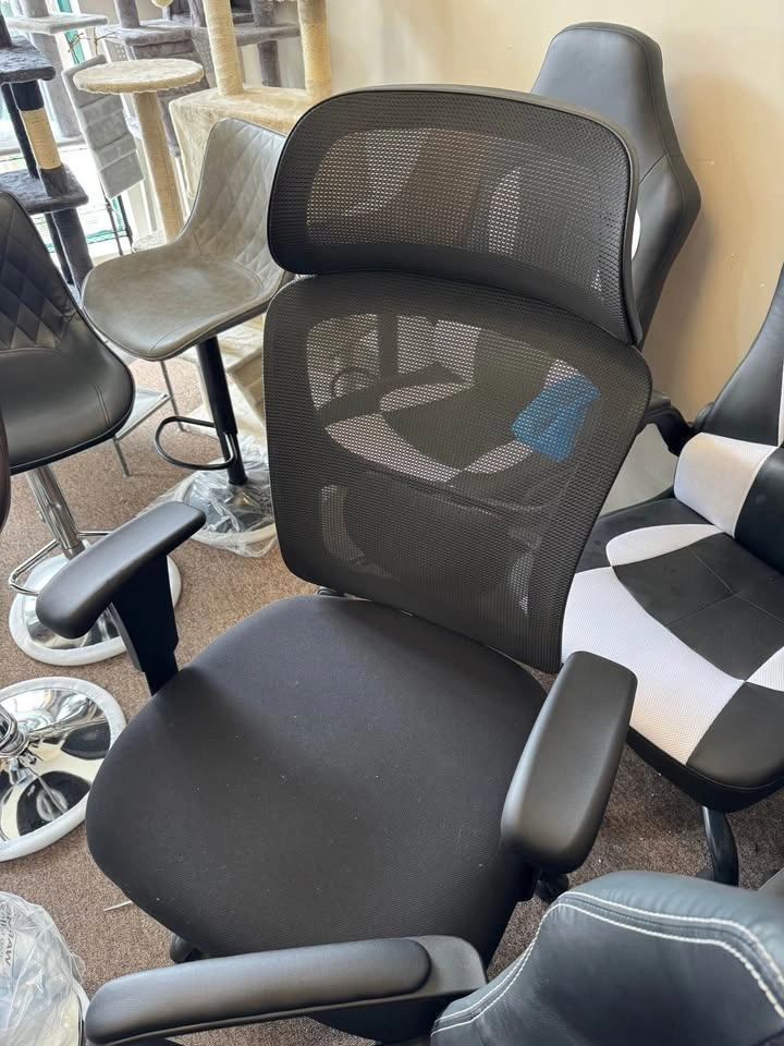 Ergonomic Mesh Office Chair – Headrest & Lumbar Support - photo 2