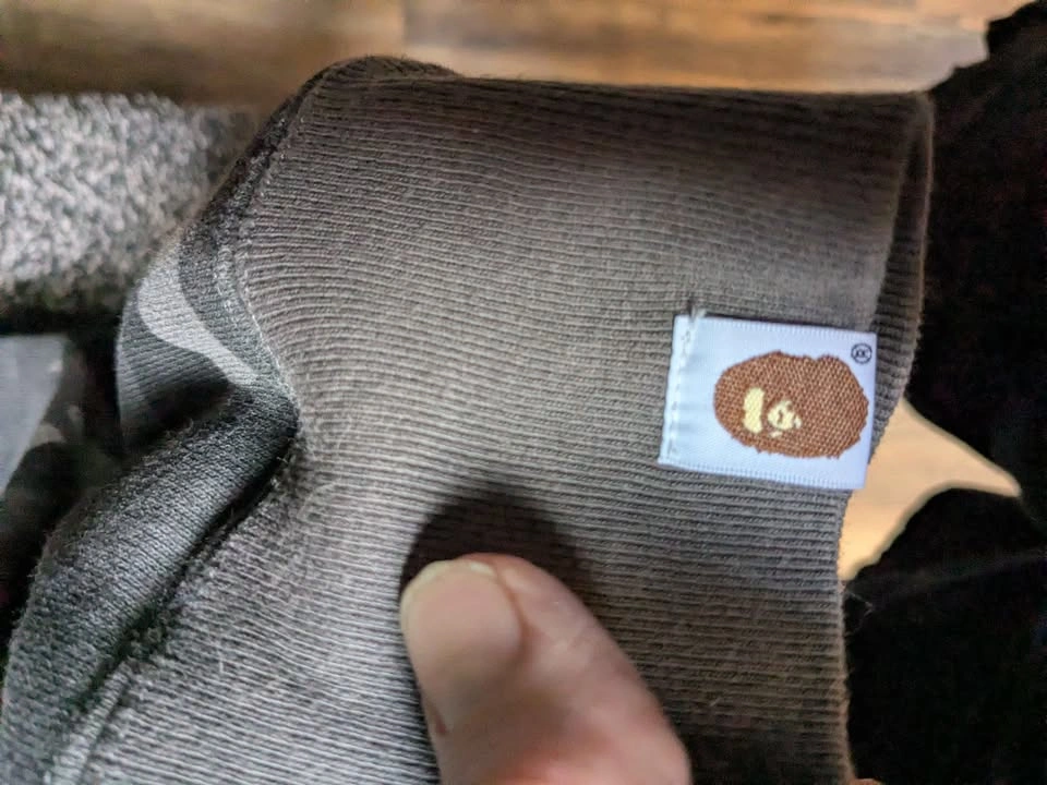 Bape pron zip up hoodie authentic 2xl - photo 4
