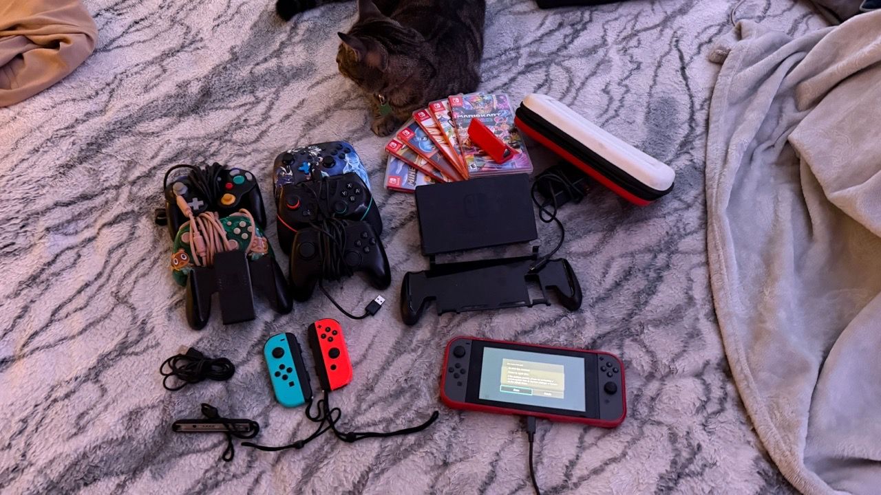Nintendo Switch Bundle with Games and Accessories