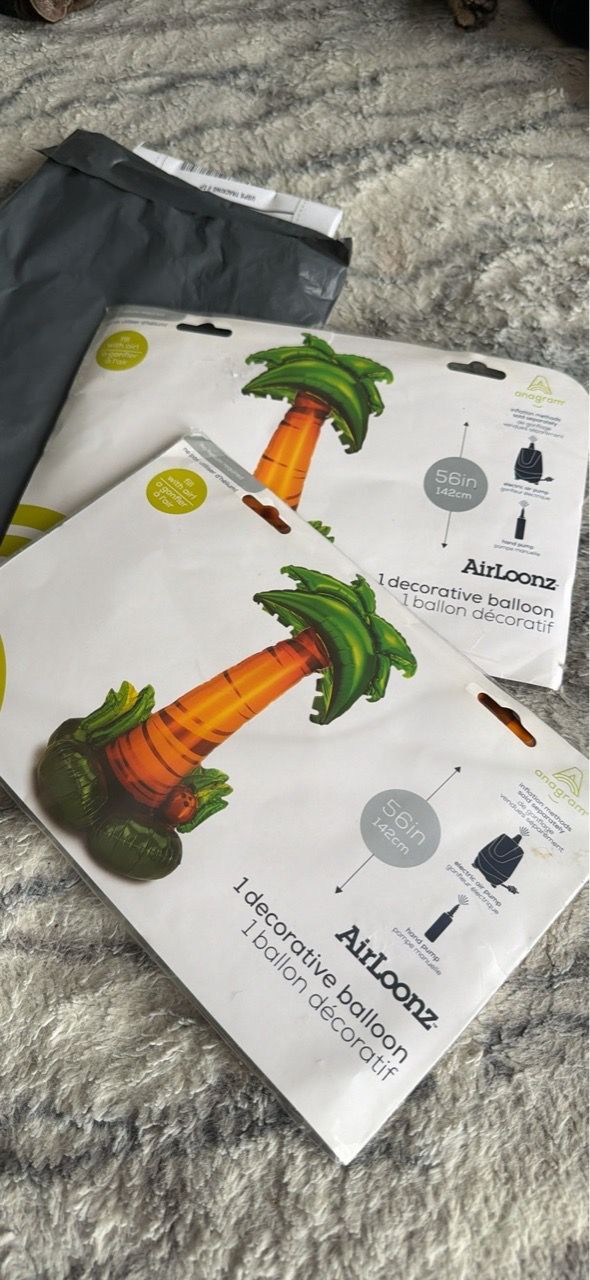 Anagram AirLoonz Palm Tree Balloon 2-Pack