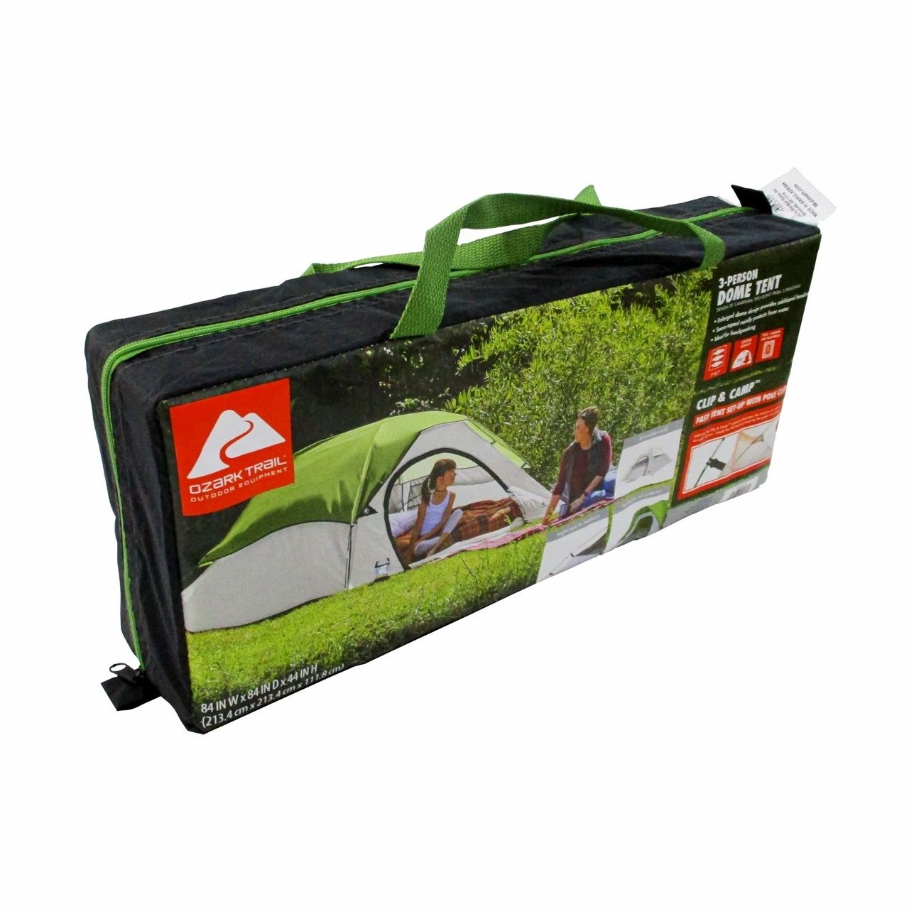 Ozark Trail 3-Person Dome Tent (84 in x 84 in x 44 in) - photo 2