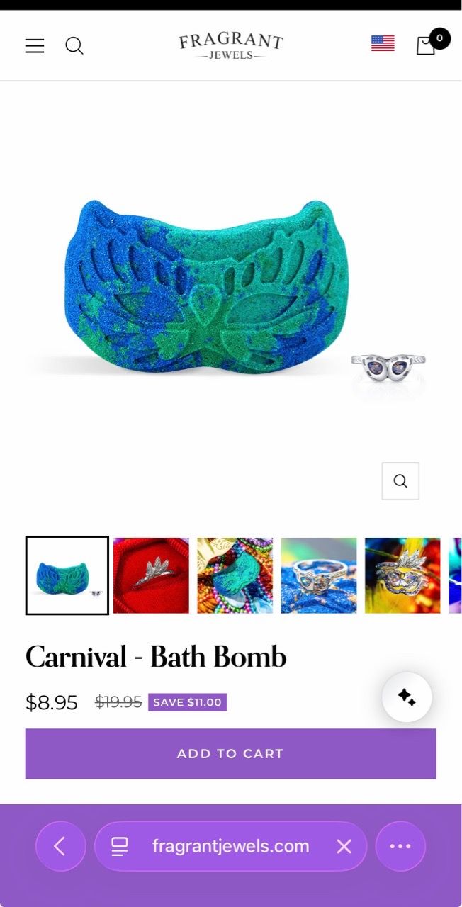 Fragrant Jewels Bath Bombs Set - photo 4