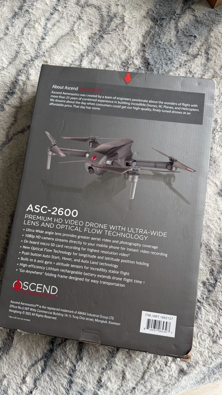 Ascend Aeronautics ASC-2600 HD Video Drone - photo 2