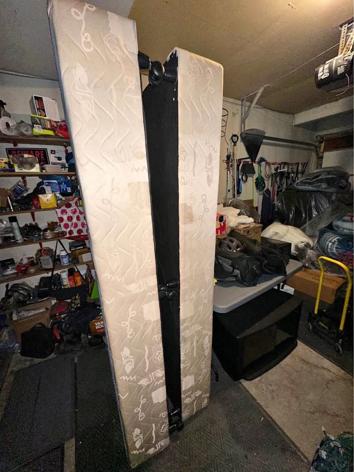 King Size Box Spring with Wheels, no Mattress