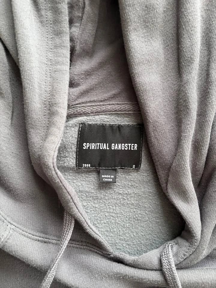 Spiritual Gangster Active Hoodie & Jogger Set – Charcoal Grey - photo 2