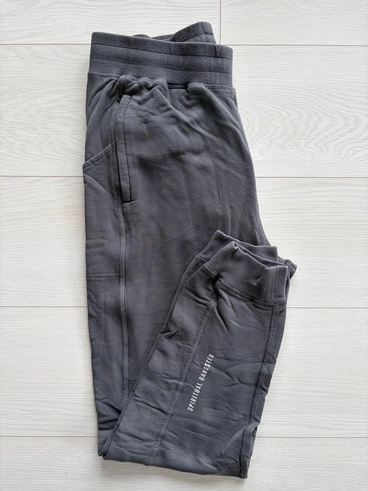 Spiritual Gangster Active Hoodie & Jogger Set – Charcoal Grey - photo 5