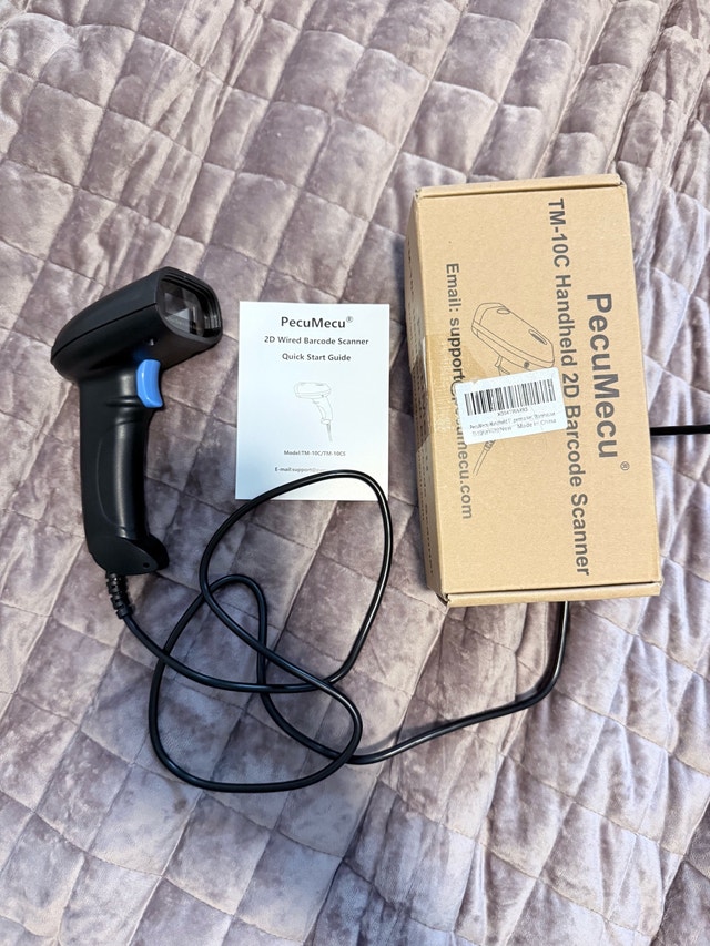 PecuMecu TM-10C Handheld 2D Barcode Scanner