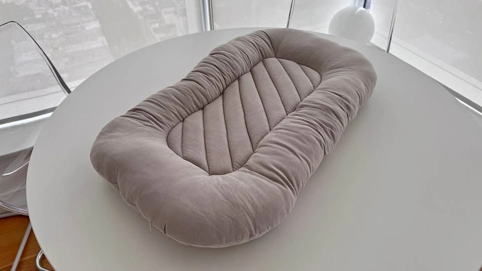 Baby Lounger - Nurture Nest Baby Pod with Matching Cover (Stone)