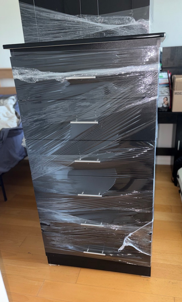 Black Tall Dresser