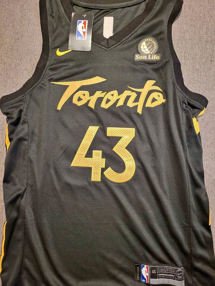 Pascal Siakam Toronto Raptors Nike Swingman Jersey Black Sz 44