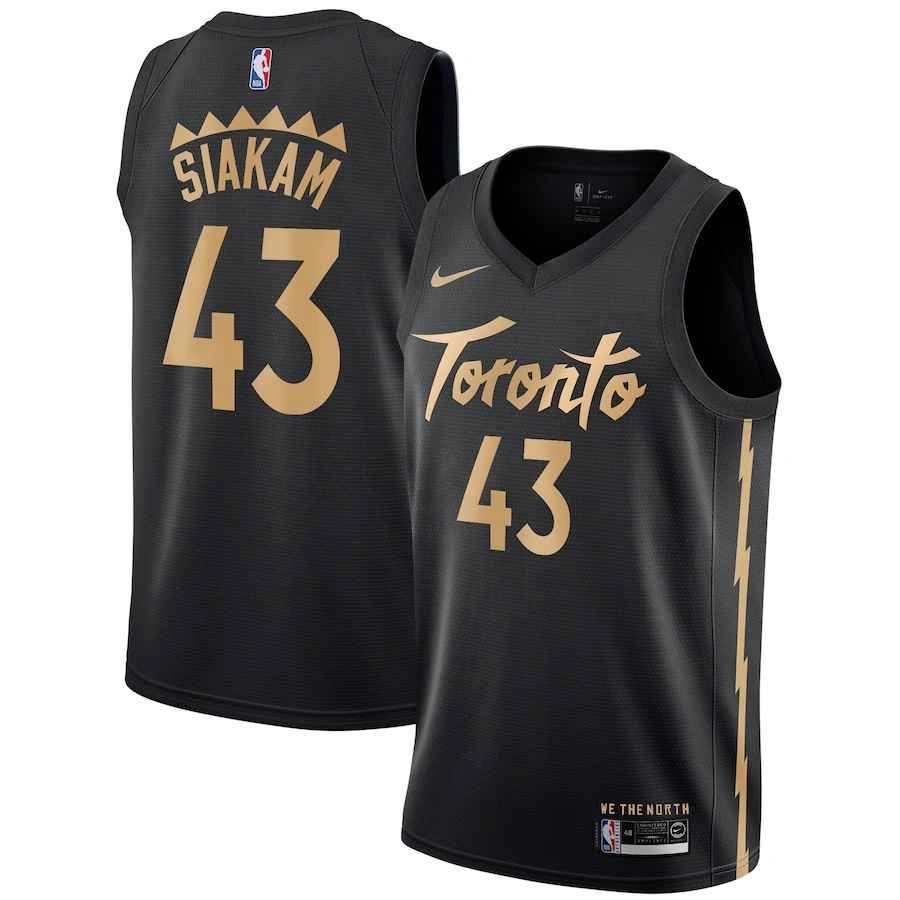 Pascal Siakam Toronto Raptors Nike Swingman Jersey Black Sz 44 - photo 2