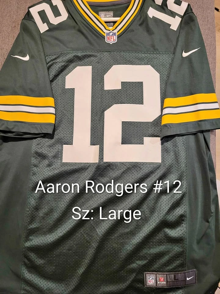 Aaron Rodgers Green Bay Packers Nike On Field Apparel Jersey Sz