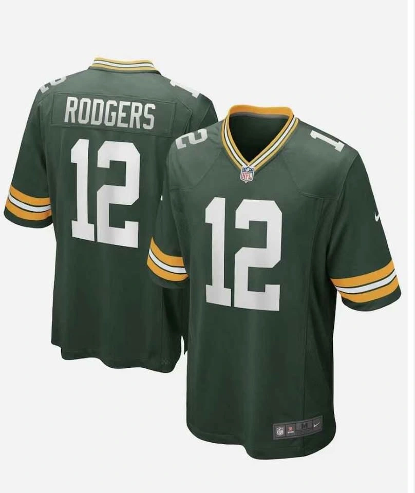 Aaron Rodgers Green Bay Packers Nike On Field Apparel Jersey Sz - photo 2