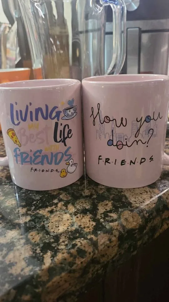 F•R•I•E•N•D•S Mug Set if 2 MOVING SALE image indicator(2)