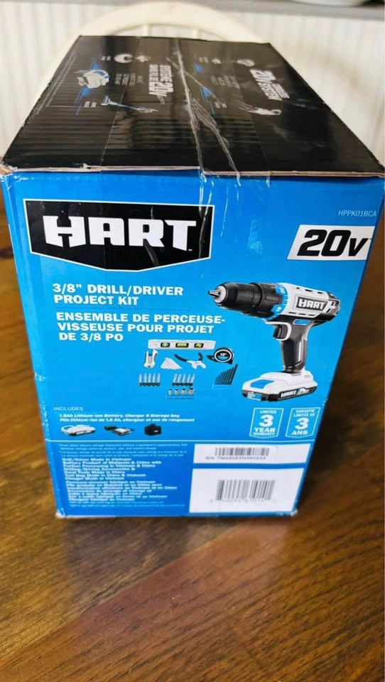 Hart 20-Volt 3/8" Drill/Driver Combo Kit + Accessories Kit - photo 3