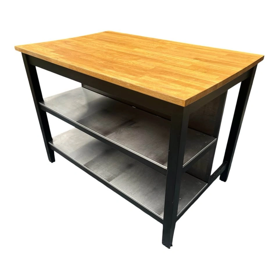 (can deliver) IKEA STENSTORP Solid Wood Kitchen Island - photo 2