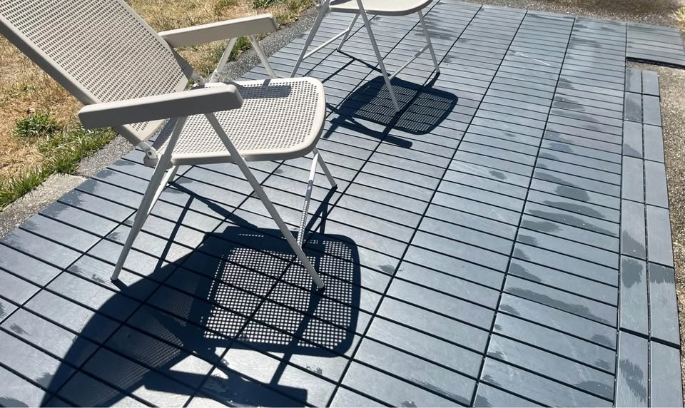 (can deliver) IKEA RUNNEN Dark Grey Deck Tiles - photo 5