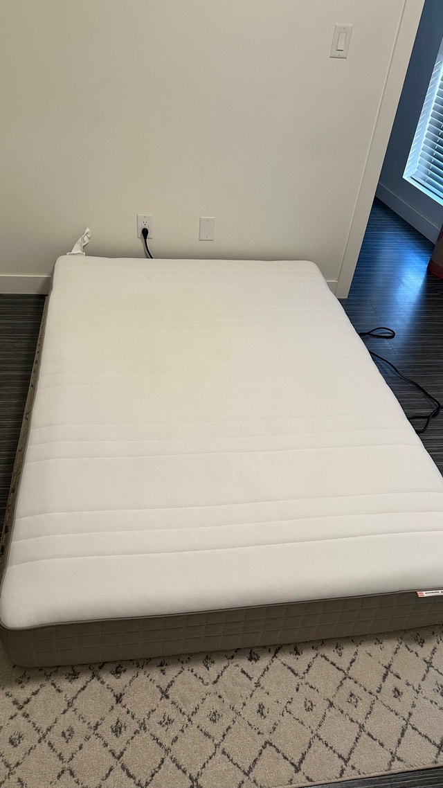 IKEA Double/Full Mattress and Mattress Protector