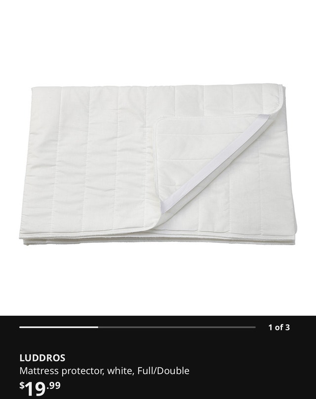 IKEA Double/Full Mattress and Mattress Protector - photo 4