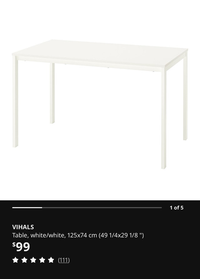 IKEA table & chairs - photo 2