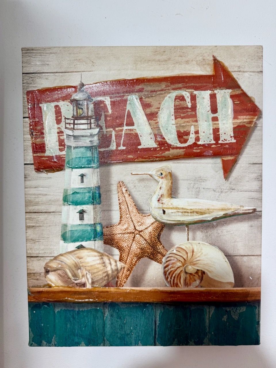 Coastal Beach Theme Wall Art