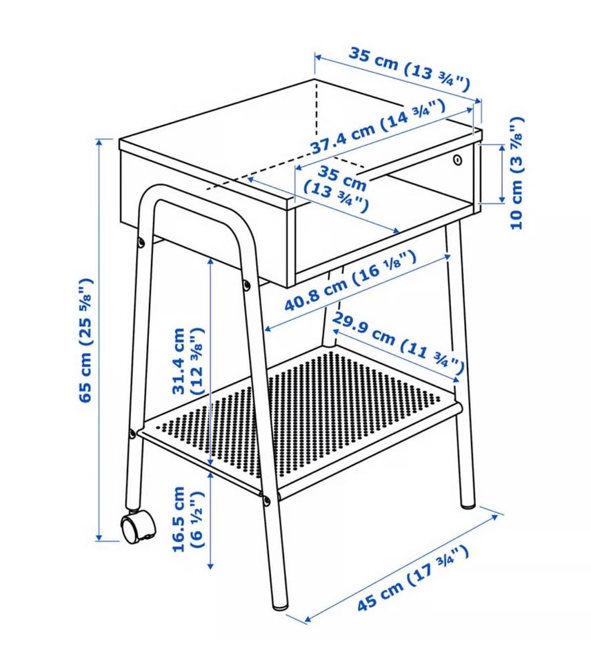 Moving Sale - IKEA SETSKOG Bedside Table - photo 3