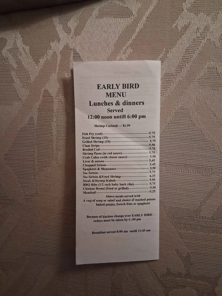Vintage 1988 J.D.'s Restaurant & Lounge menu Indian Rocks Beach - photo 3