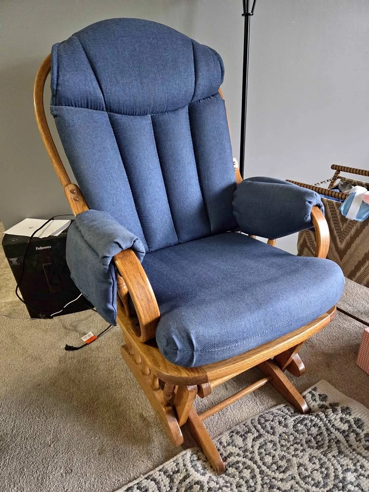 Dutailier Wooden Glider Rocking Chair