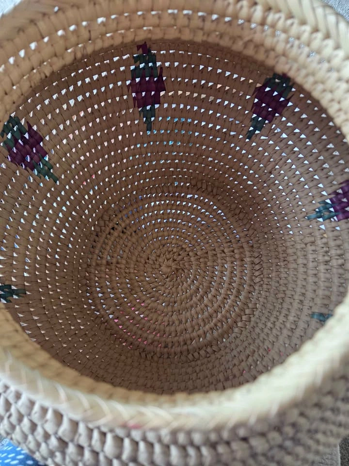 Hand-Woven Lidded Basket - photo 2