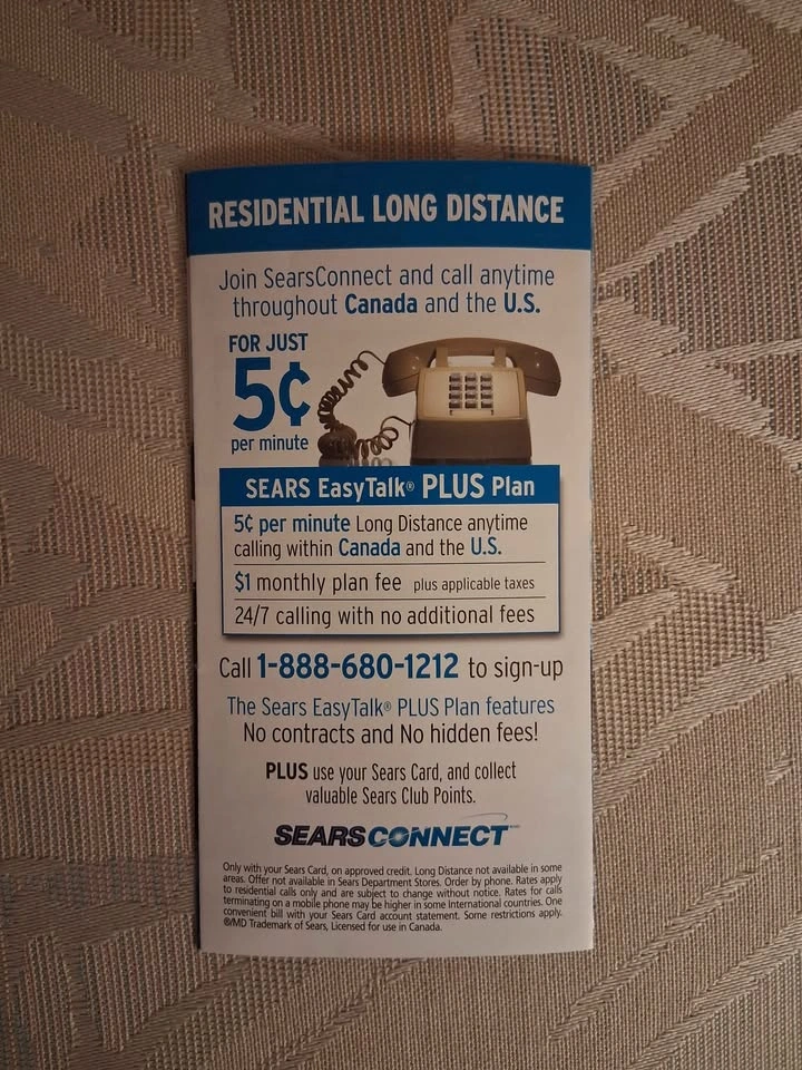 Vintage Sears Connect 2006 Cell Phone Advertisement Flyer - photo 3