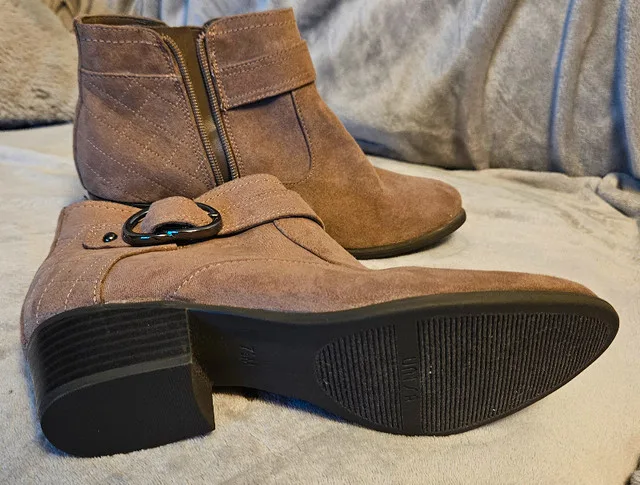 NEGOTIABLE - Brand new UNISA Gray Suede Ankle Booties - Size 7.5 image indicator(2)