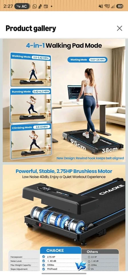 CHAOKE walking pad - photo 3