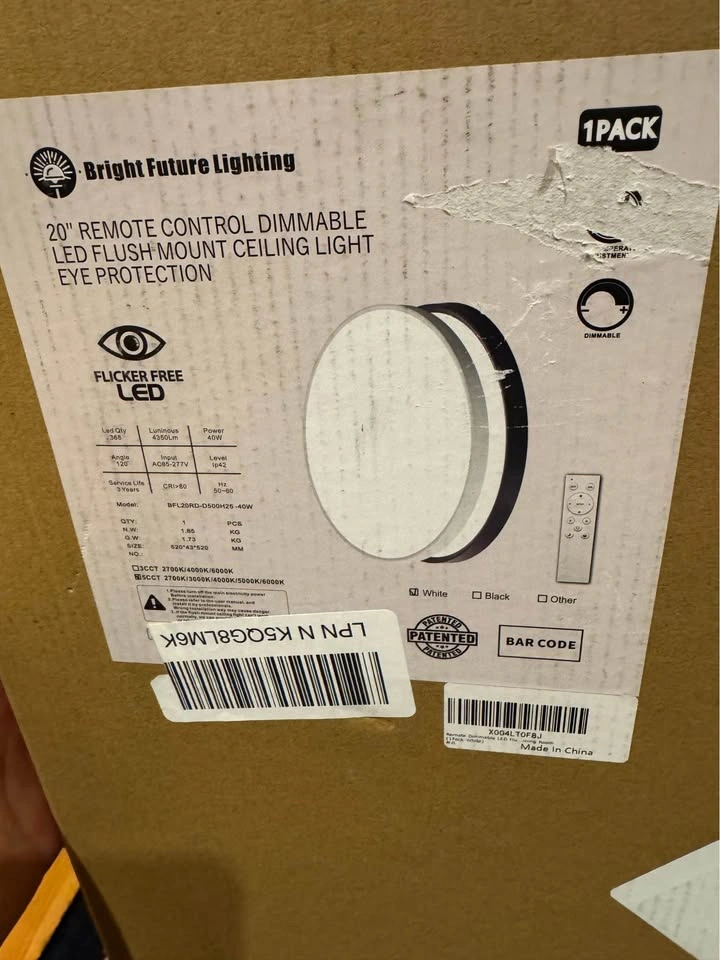 Bright Future Lighting 20" LED Flush Mount Ceiling Light - photo 4