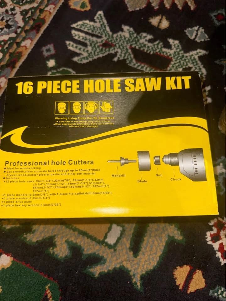 16 Pieces Hole Saw Kit - photo 2