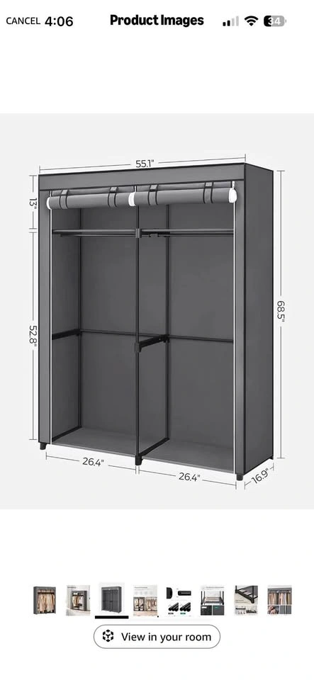 Songmics portable closet