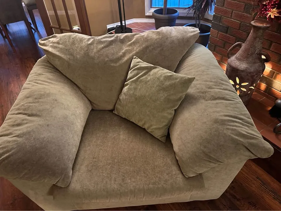 Plush living room couch set image indicator(3)