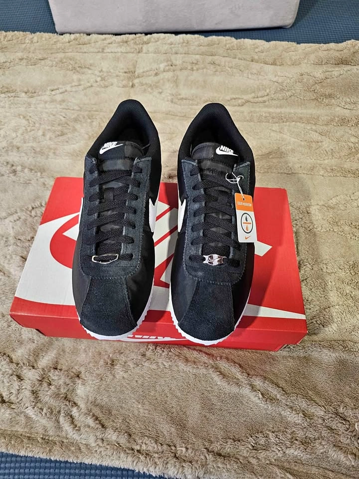 Nike Cortez Textile in Black/White Brand New