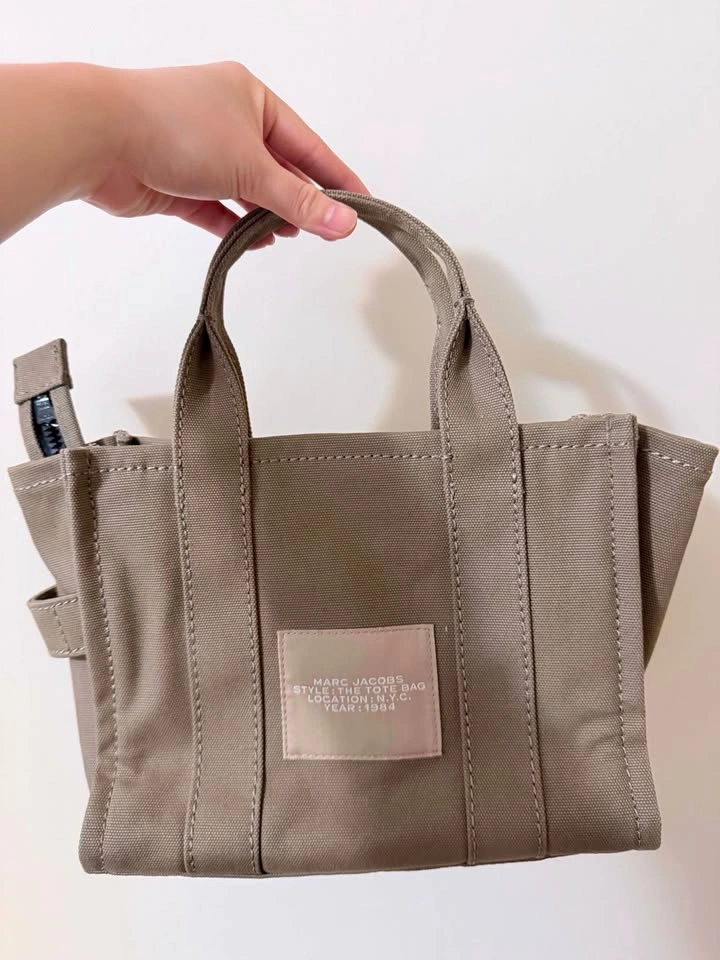 Marc Jacobs The Canvas Small Tote Bag Slate Green - photo 3