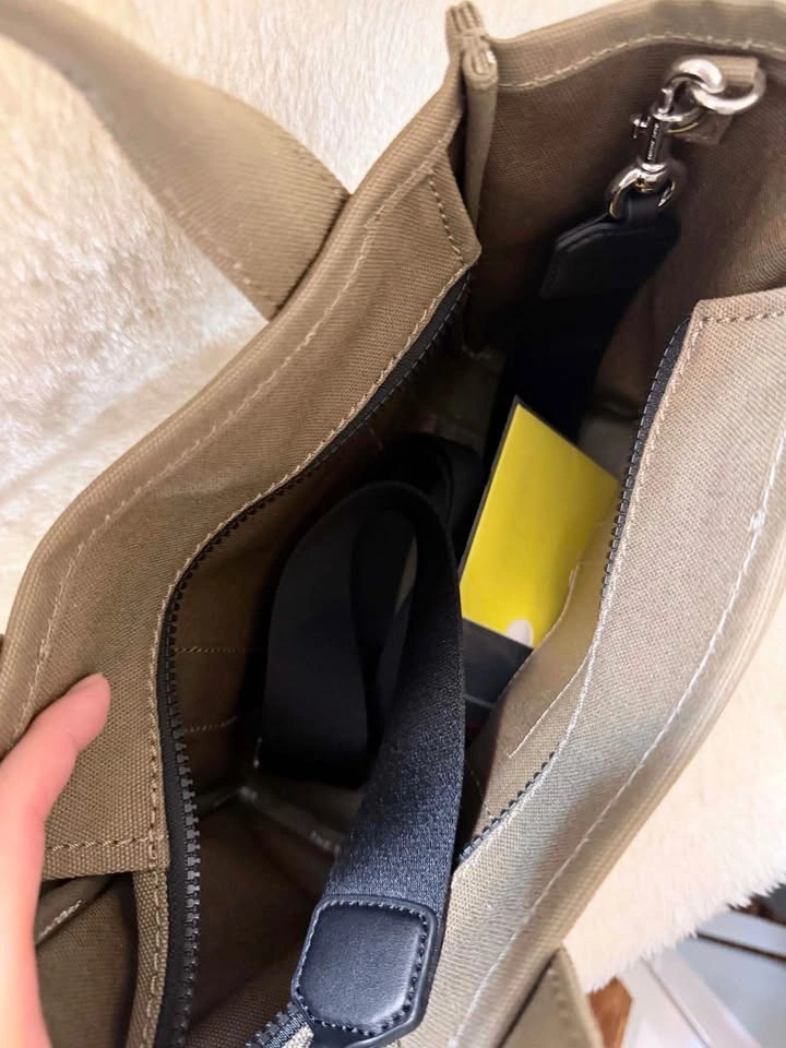 Marc Jacobs The Canvas Small Tote Bag Slate Green - photo 4