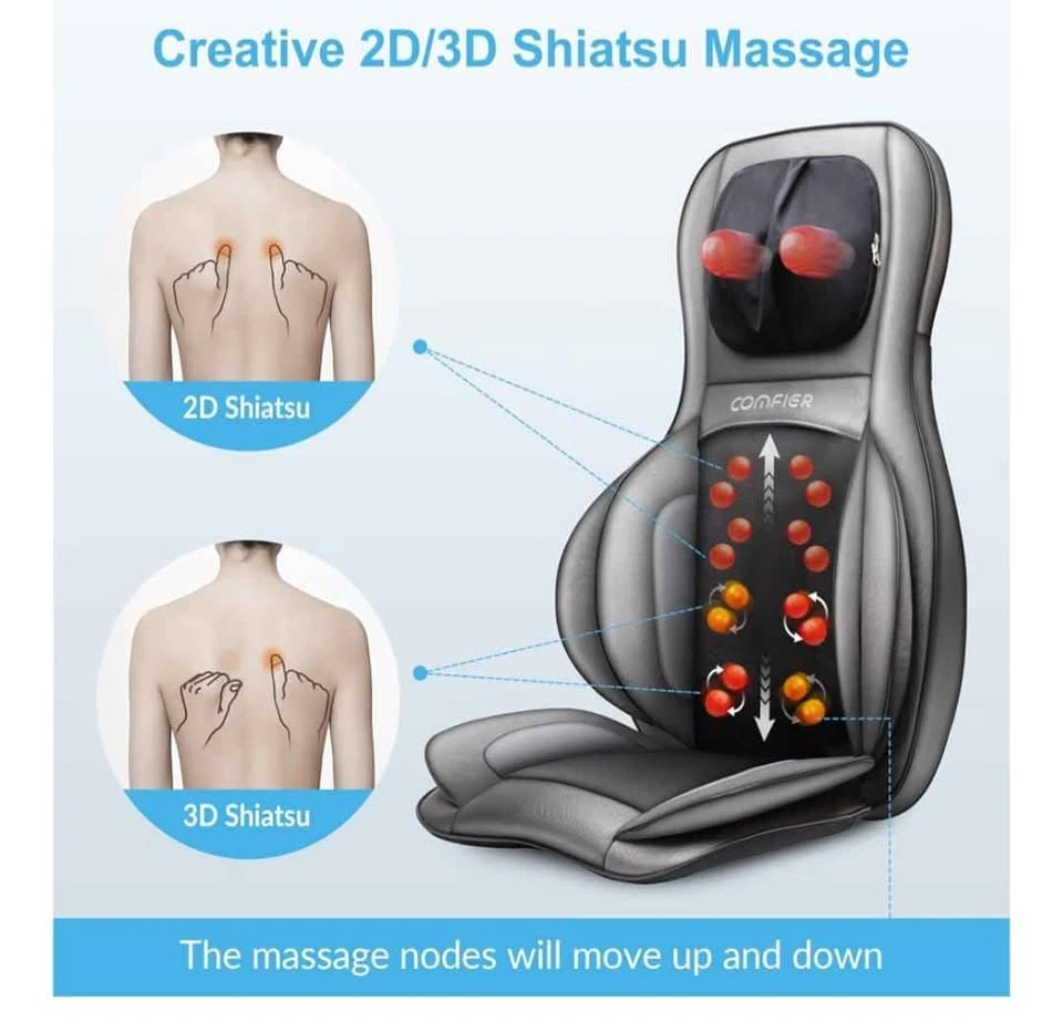 COMFIER Shiatsu Back Neck Massager with Heat - photo 5