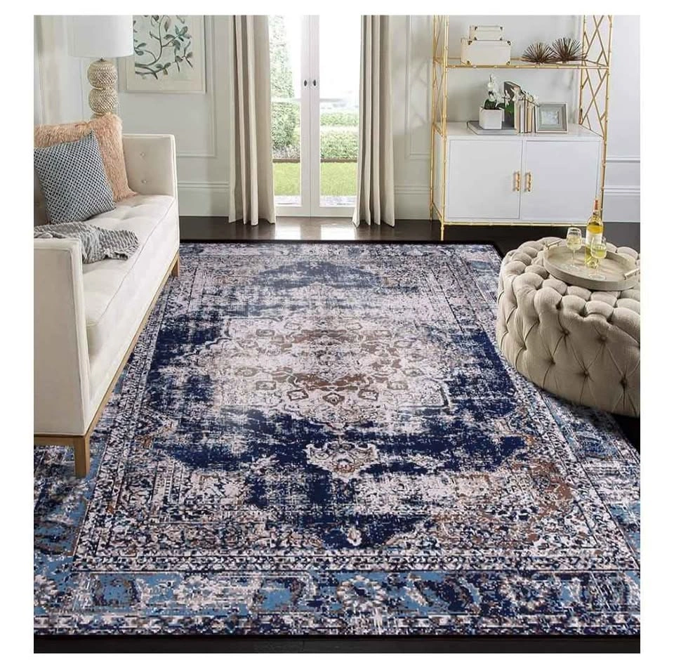 Brand new 6.5' x 8.2' Ft Vintage Boho Distressed Floral Area Rug - photo 2
