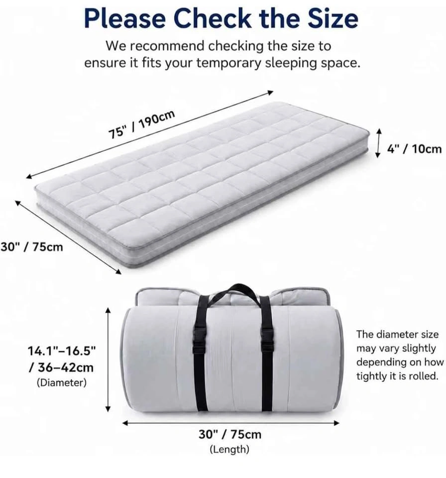 Brand new 10cm Cot Mattress Topper, Gel Memory Foam, Narrow Twin - photo 2