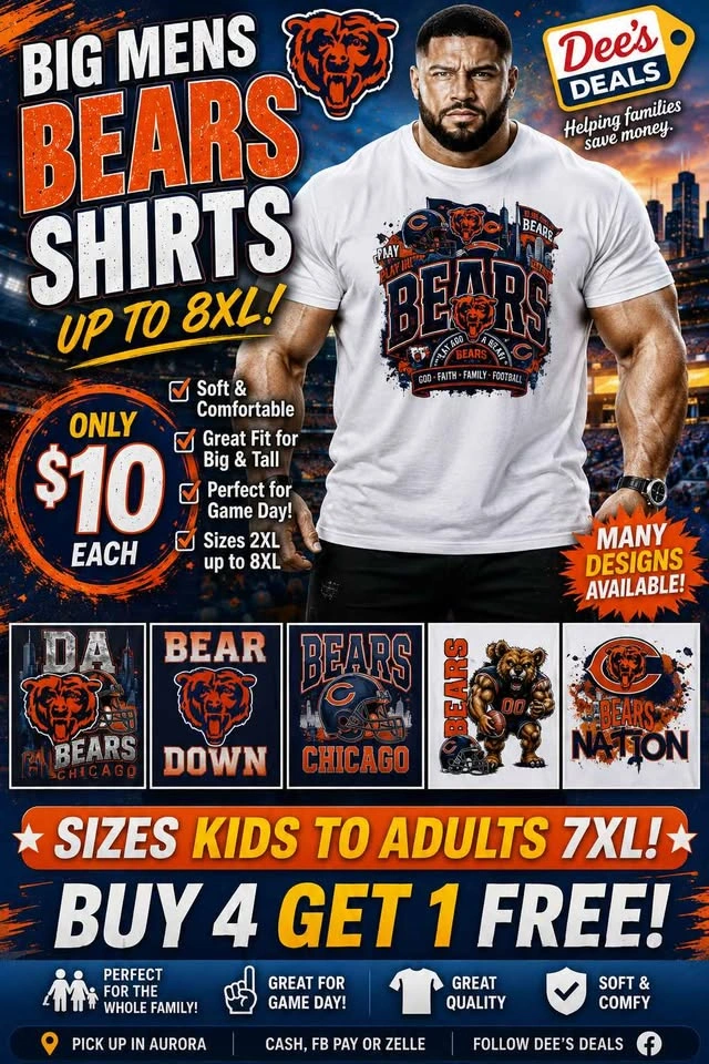 Bears Tshirts to Size 8XL!! $10! - photo 2