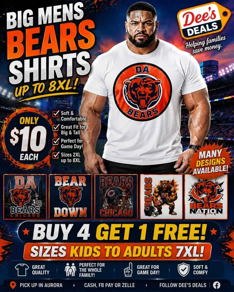 Bears Tshirts to Size 8XL!! $10! - photo 3