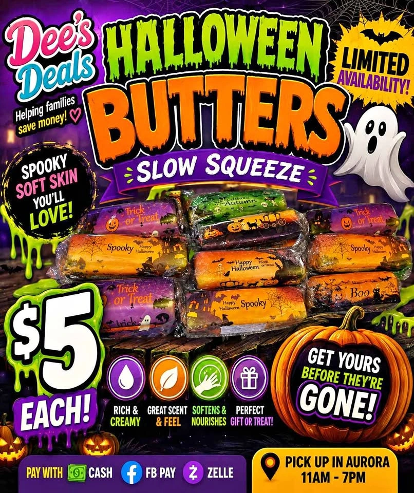 Halloween Butters Squishy $5 each