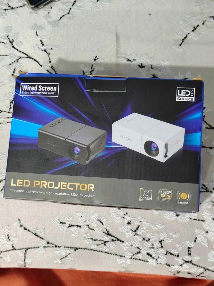 Mini LED Projector 1080p HD Portable Home Theater - photo 2