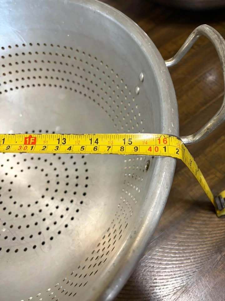 Large 16-Inch Aluminum Colander - photo 3