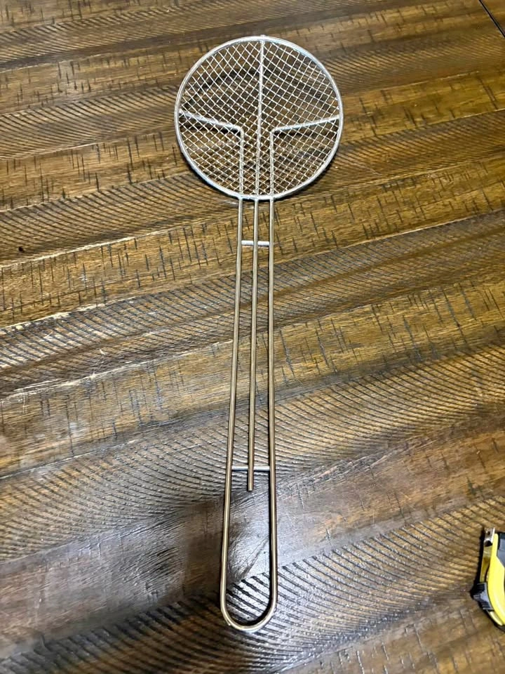 6-Inch Stainless Steel Spider Skimmer with 20-Inch Handle