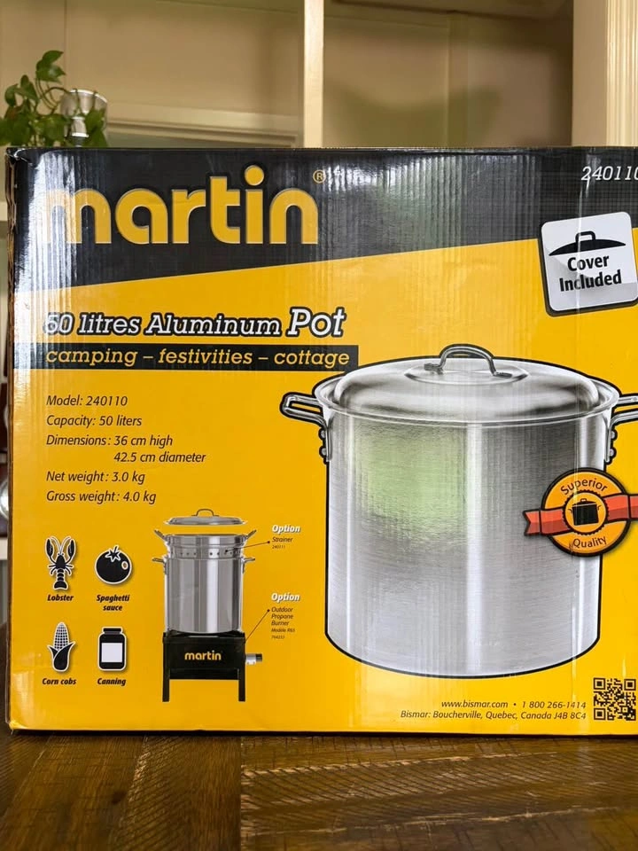 Martin 50 Litre Aluminum Pot - photo 3