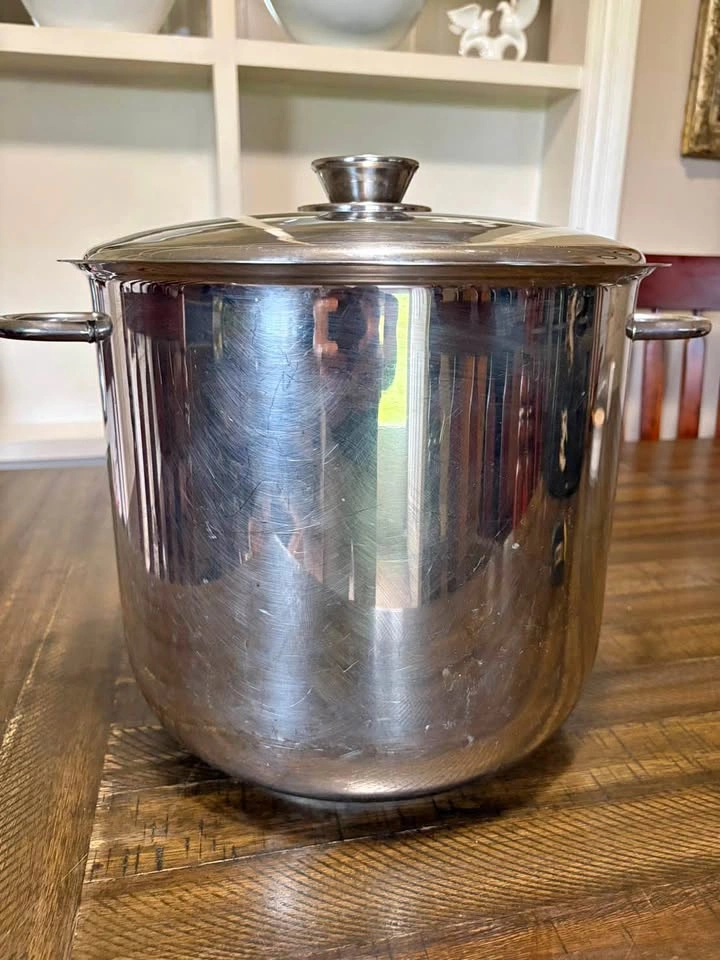 Large Stainless Steel Stock Pot with Lid